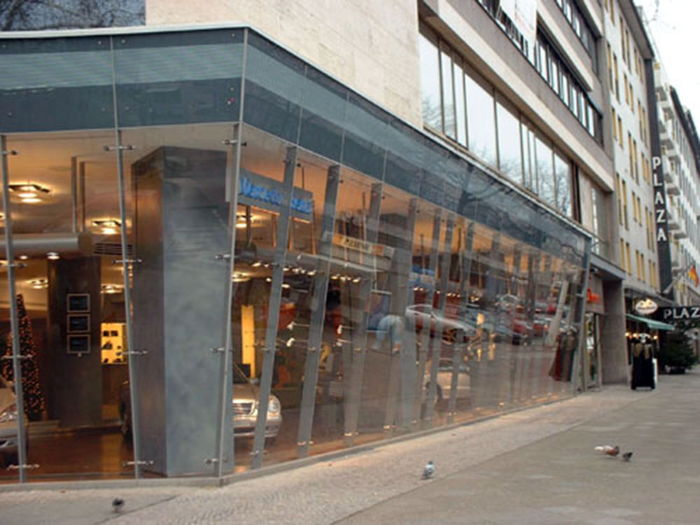 Fassadenarbeiten Stahl